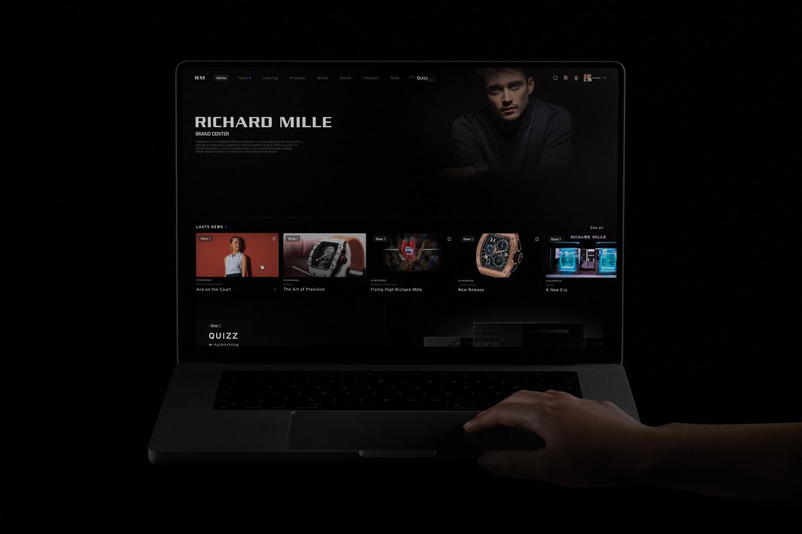 RICHARD MILLE - Brand Center / UI UX Design