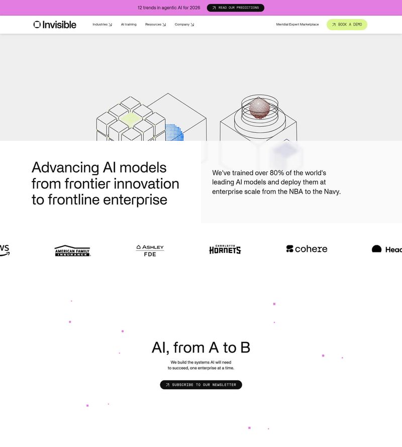 Screenshot taken from invisibletech.ai