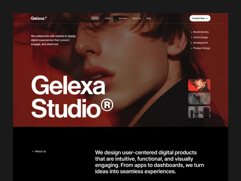 Gelexa. by Quix Studio - Agency design asset by webflow
