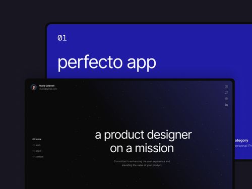 SPACE — Portfolio Landing Page | Framer Template