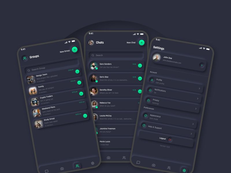 Messaging app design