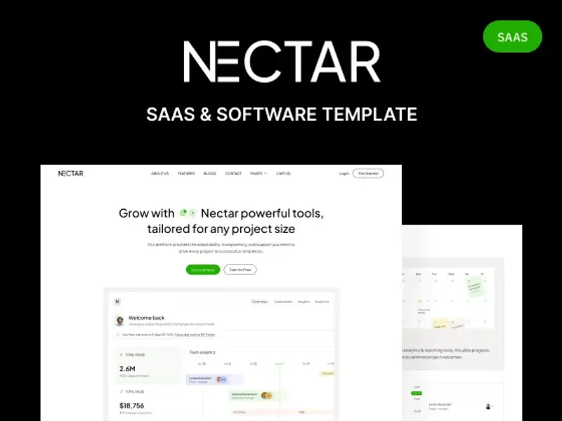 Nectar - Technology Website Template