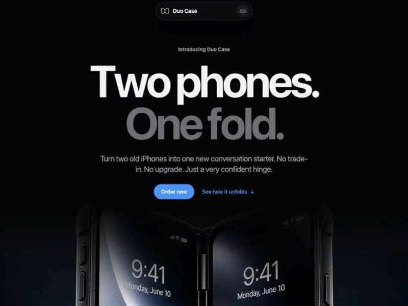 Duo Case - AI-assisted concept website