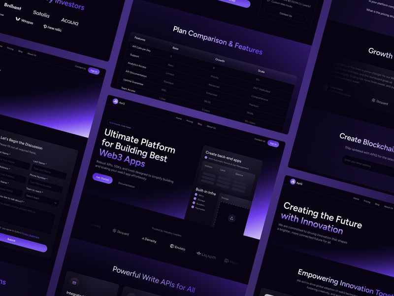 APIQ — Web3 Blockchain Website