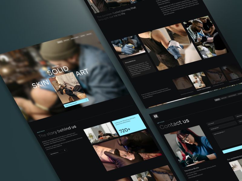 Inkova - Hair & Beauty Website Template