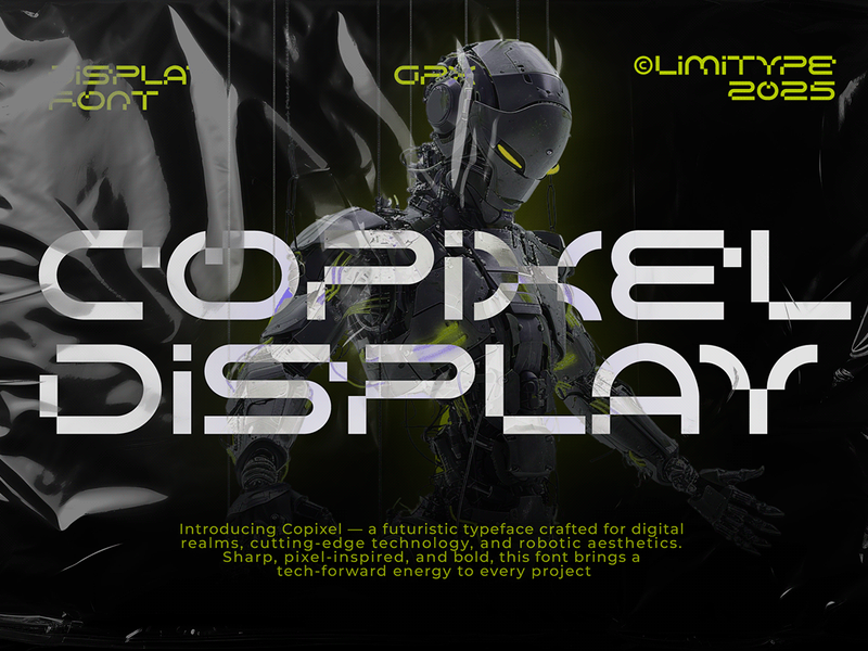 Copixel - Futuristic Font