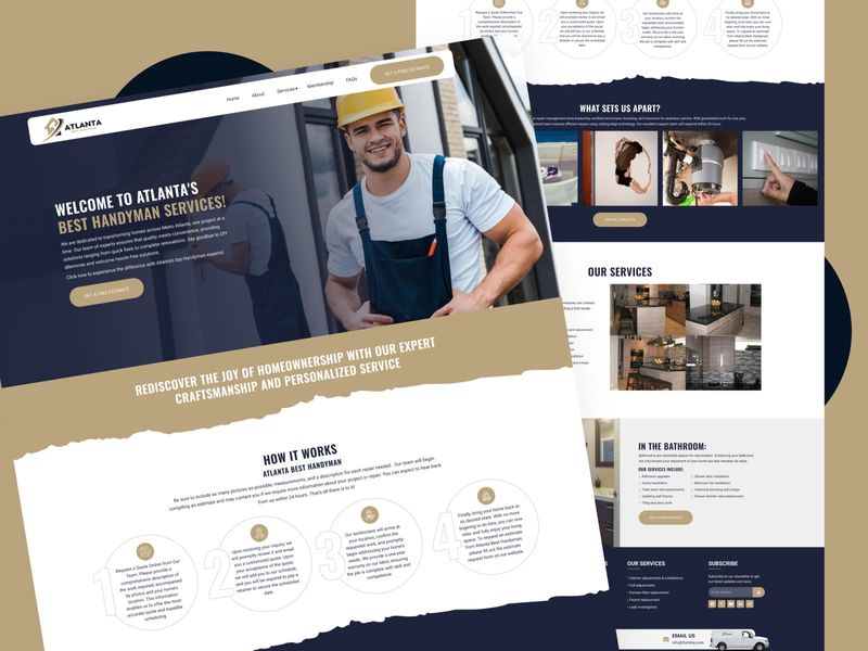 The Handyman Platform — Premium UI/UX & Web Development