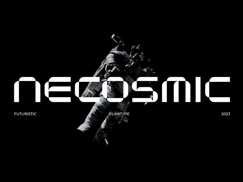 Necosmic - Futuristic Font