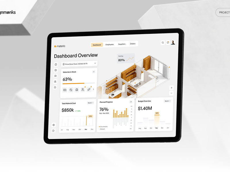 Supply & Inventory management dashboard