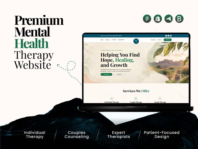 New Leaf Therapy | UI/UX Design for Therapy Practices