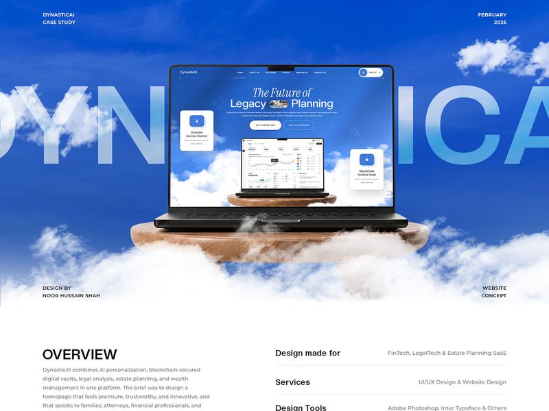 DynasticAI: FinTech Website Design Case Study