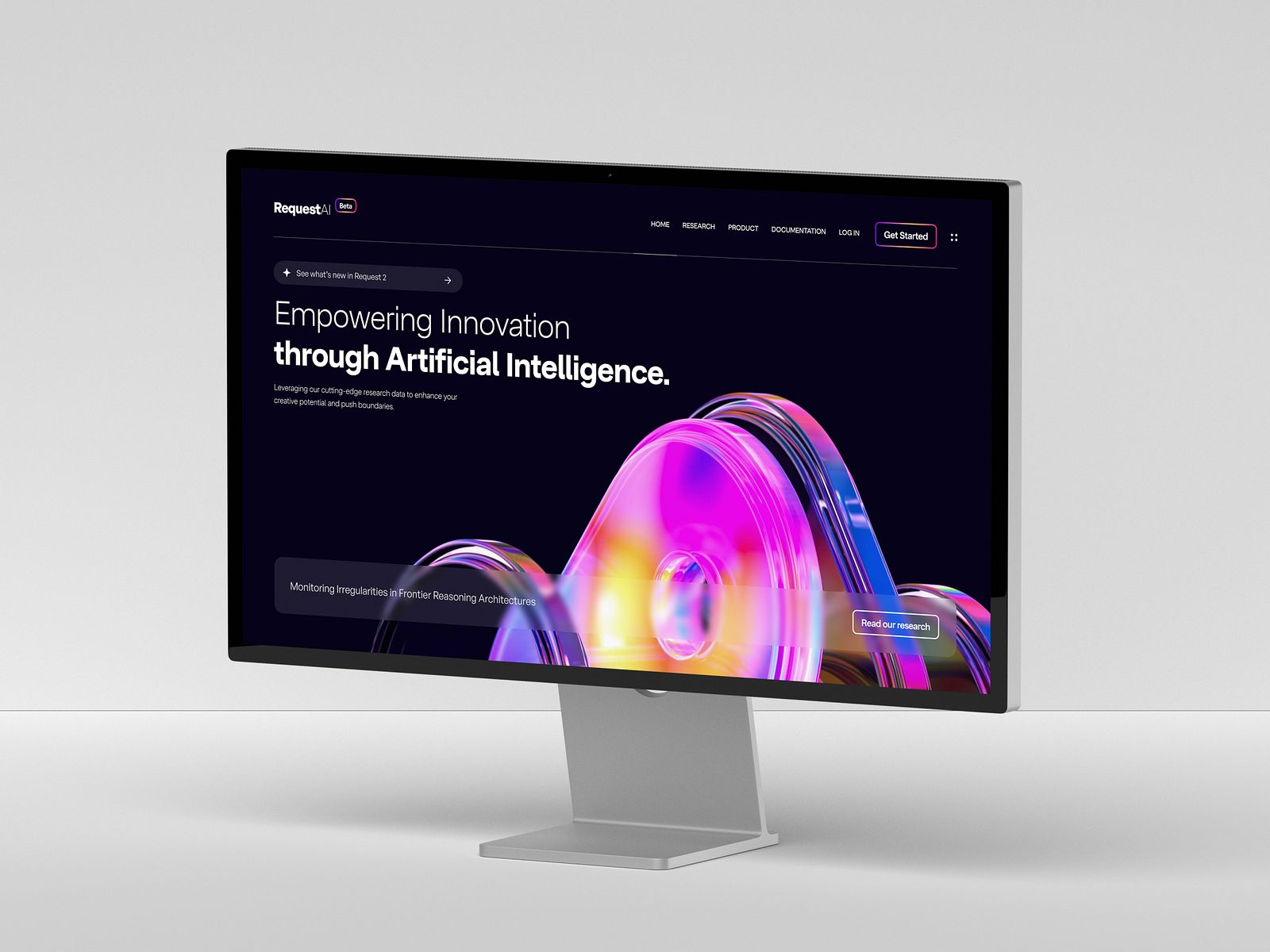 RequestAI - Landing page by Ervin Halebic