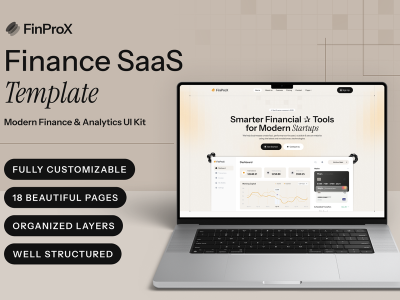 FinProX - Finance SaaS Template