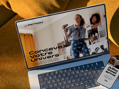 Piction / Ui-UX landing page on Behance