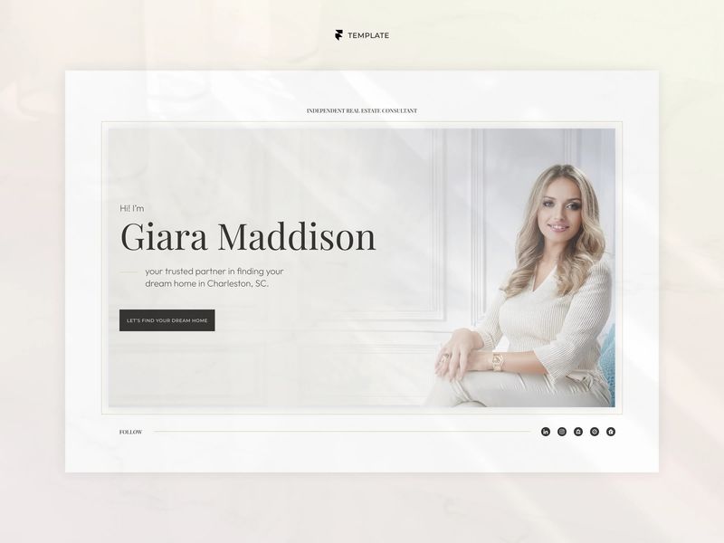 Giara - Luxury Real Estate Website Framer Template