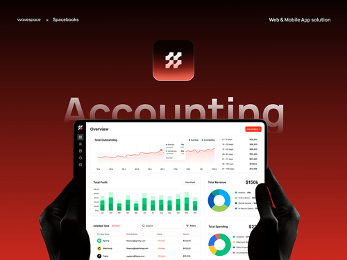 Spacebook - Accounting Software SaaS & UI UX Design