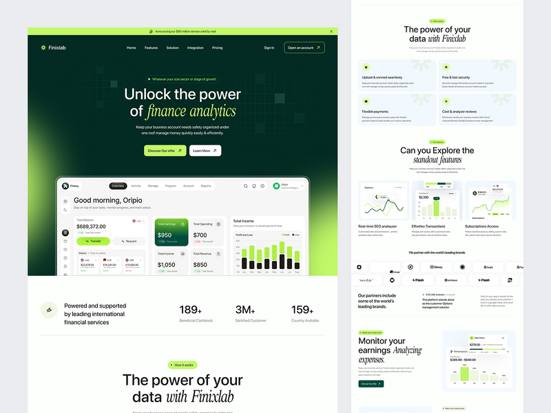 Finixlab - SaaS Website Design