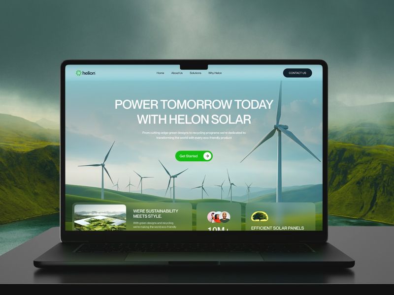  Solar Energy Landing Page