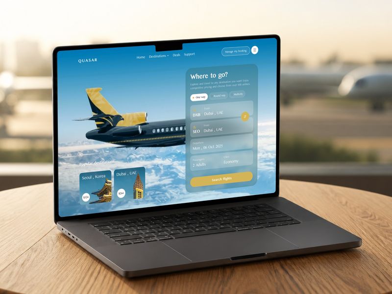 Booking Platform - Landing Page Design