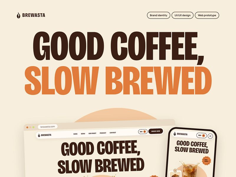 Brewasta: Coffee Brand Identity & UI/UX Case Study