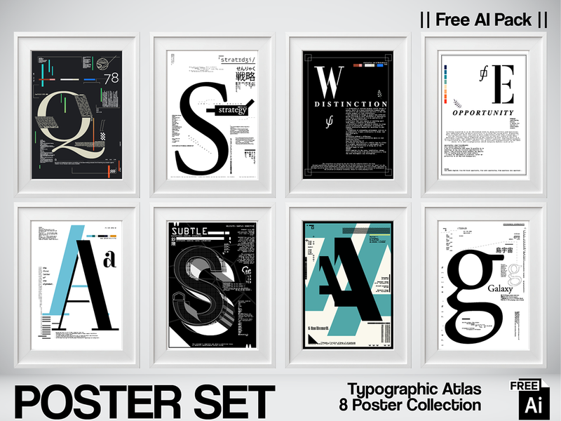 Typographic Atlas – Volume X FREE VECTOR