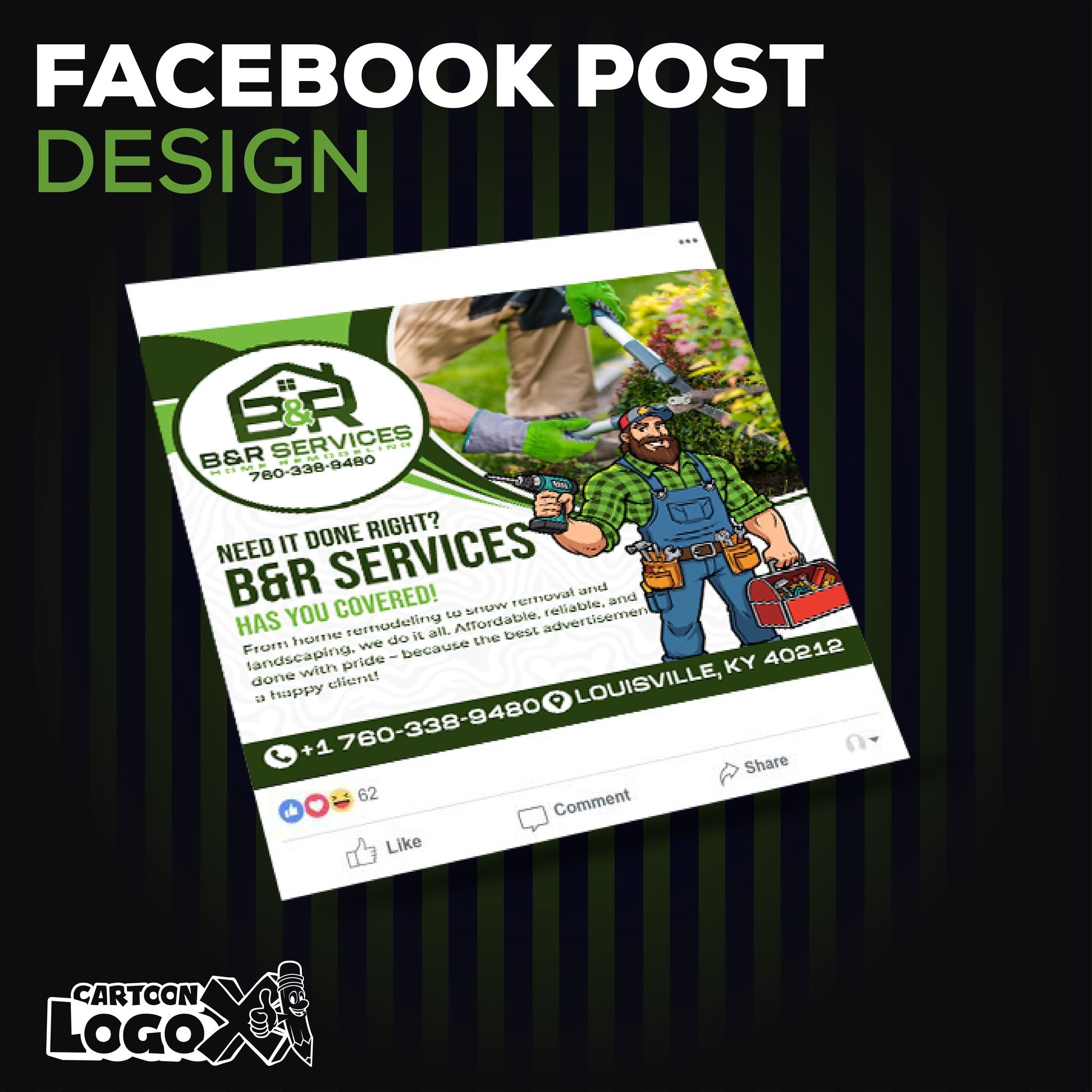 Logo Design and Branding Kit for Handyman Business – B&R Services Image 2
