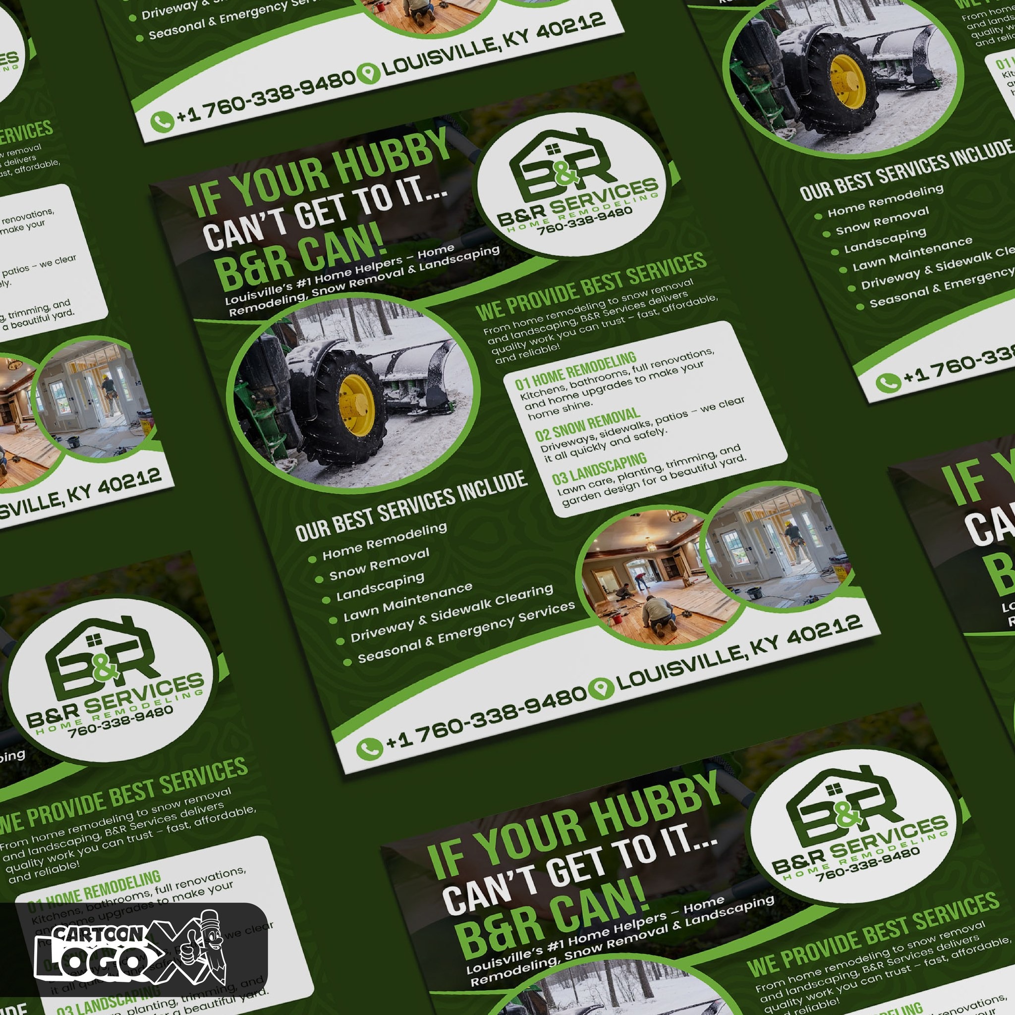 Logo Design and Branding Kit for Handyman Business – B&R Services Image 6