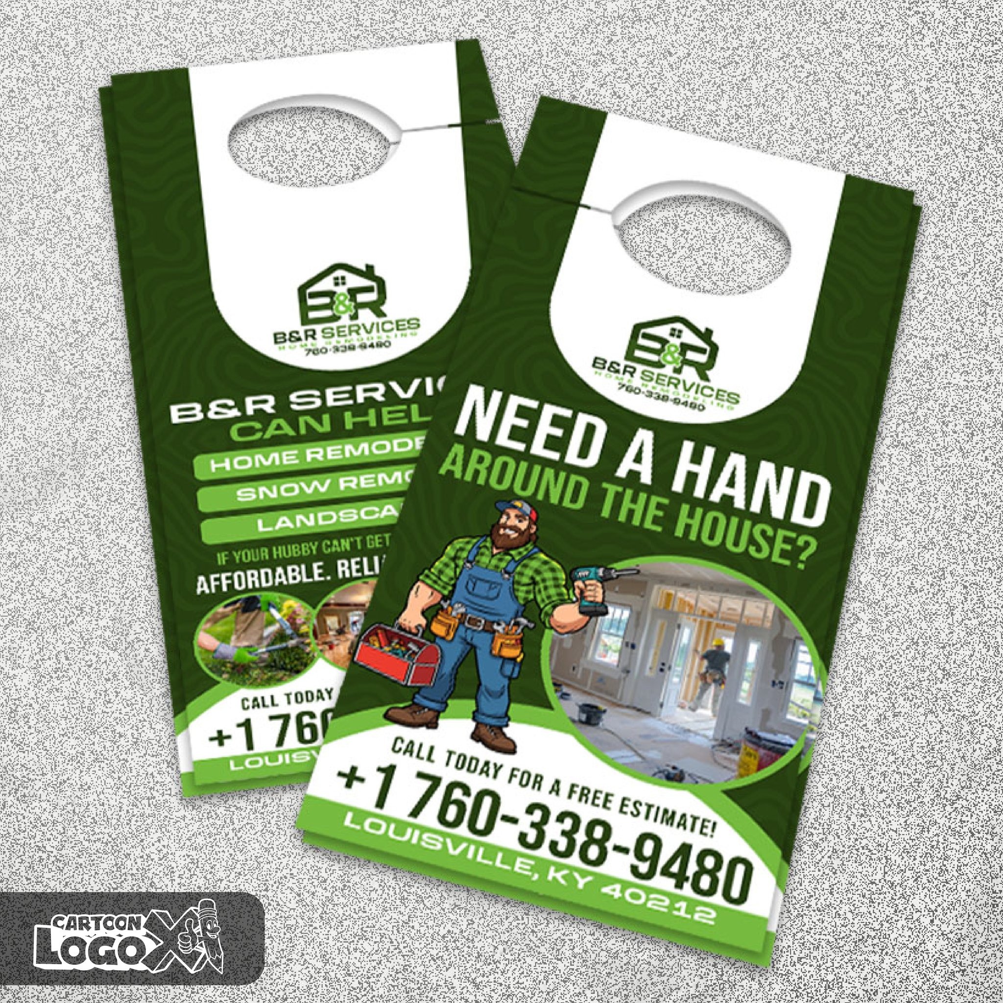 Logo Design and Branding Kit for Handyman Business – B&R Services Image 7