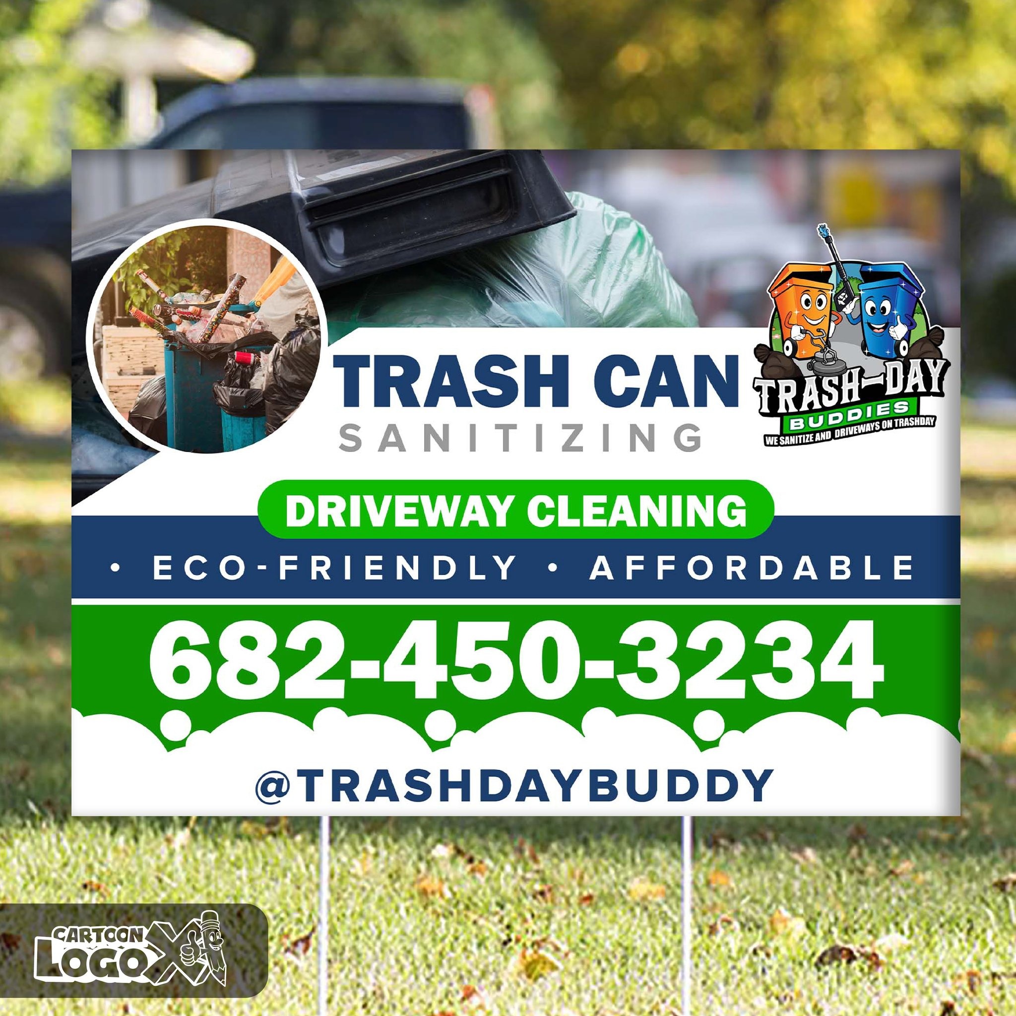 Cartoon Mascot Logo Design and Branding Kit for Junk Removal Business Image 5