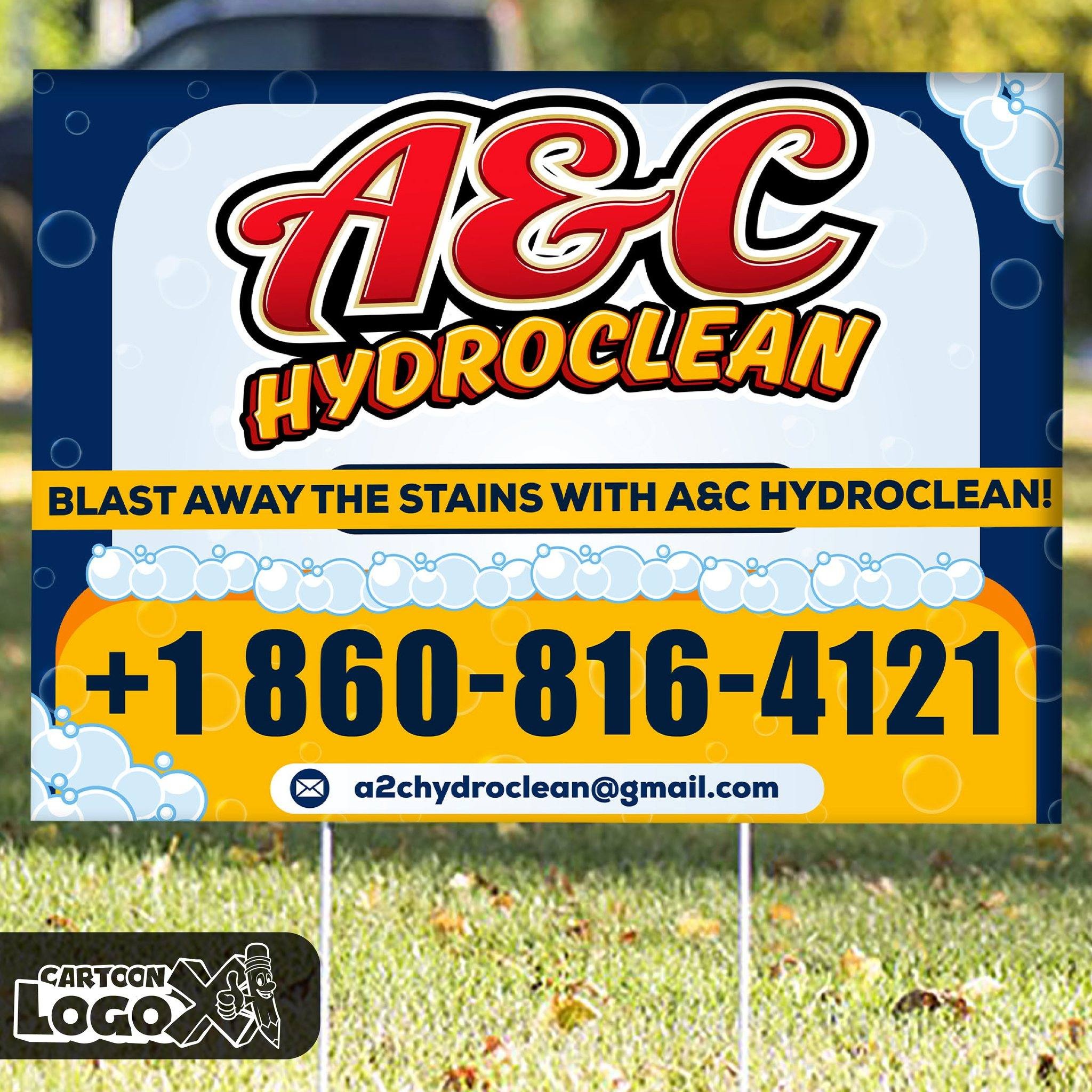 Cartoon Portrait Logo Design and Branding Kit for Pressure Washing Business Image 4