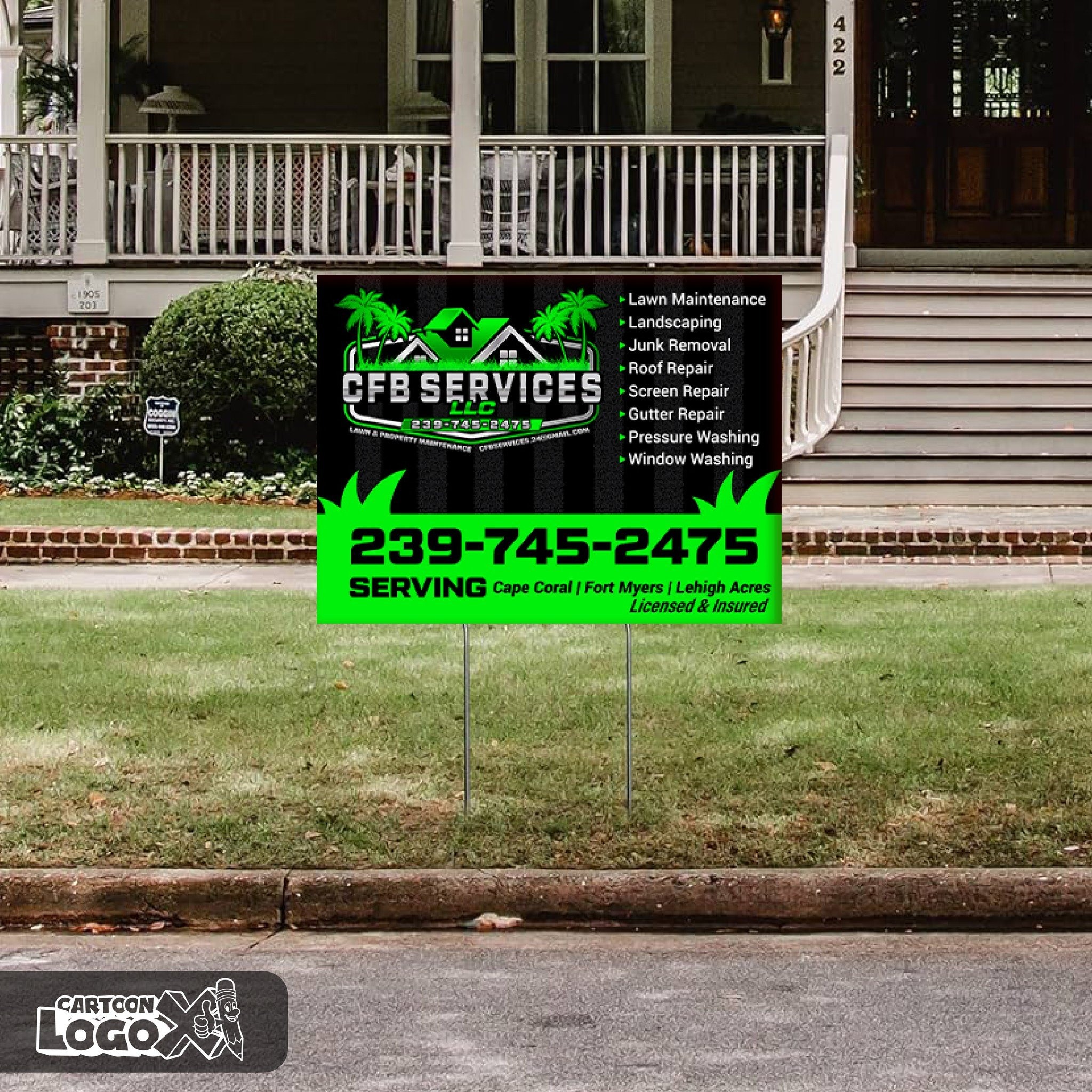 Custom Logo Design and Branding Kit for Lawn and Property Maintenance Business Image 5