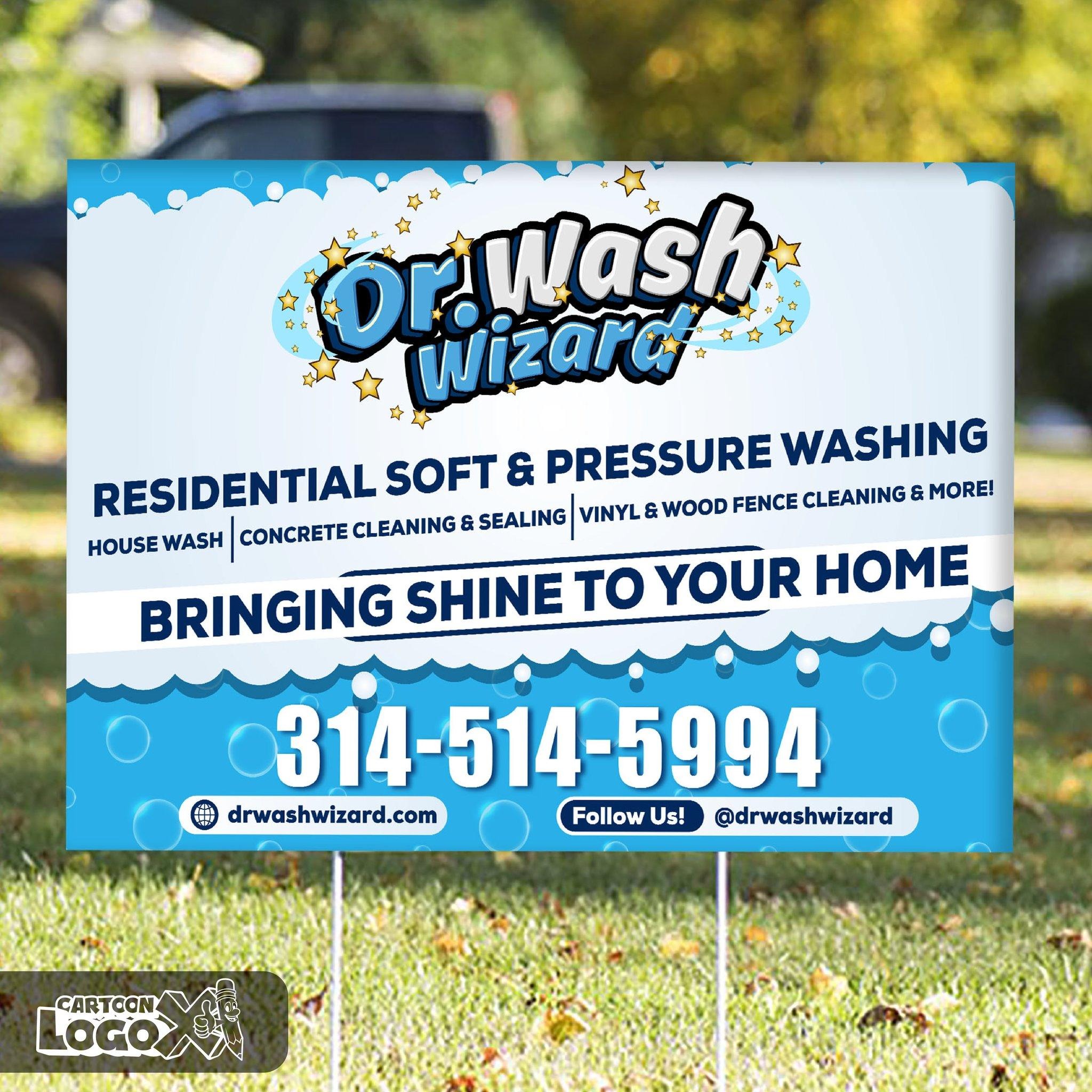 Portrait Logo Design and Branding Kit for Pressure Washing Business Image 7