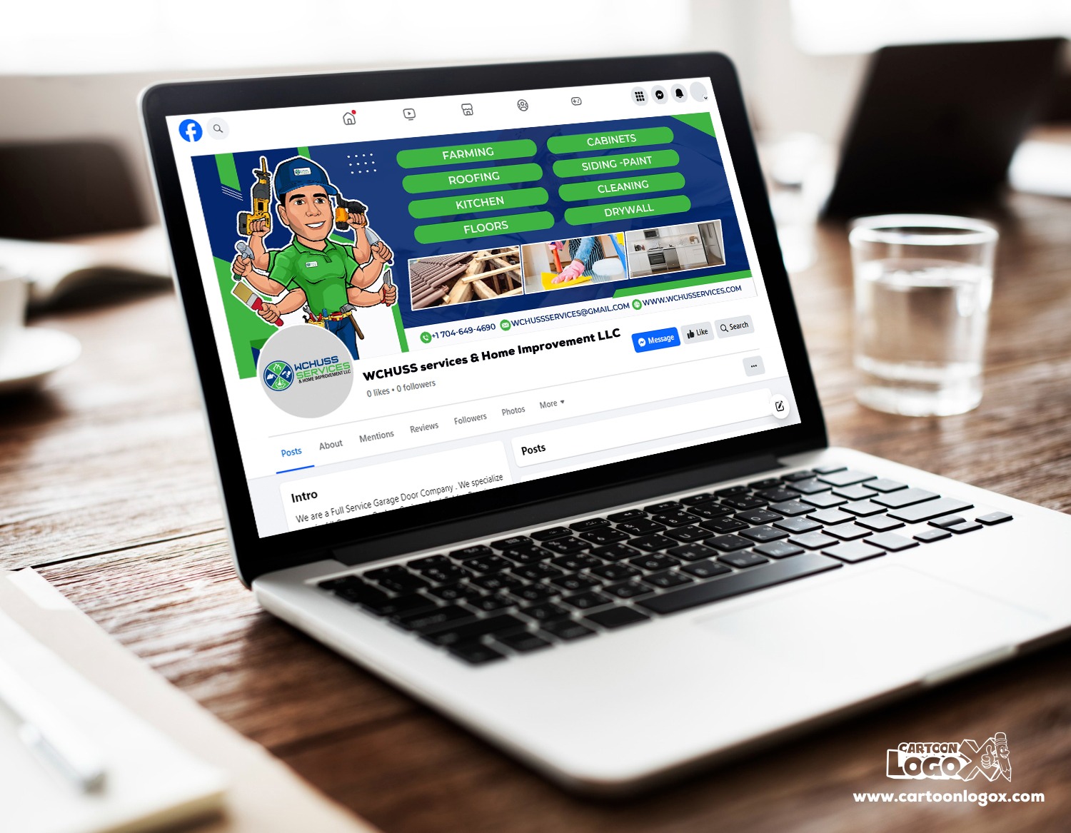 Handyman Logo Design and Branding Kit By Cartoon LogoX Image 0