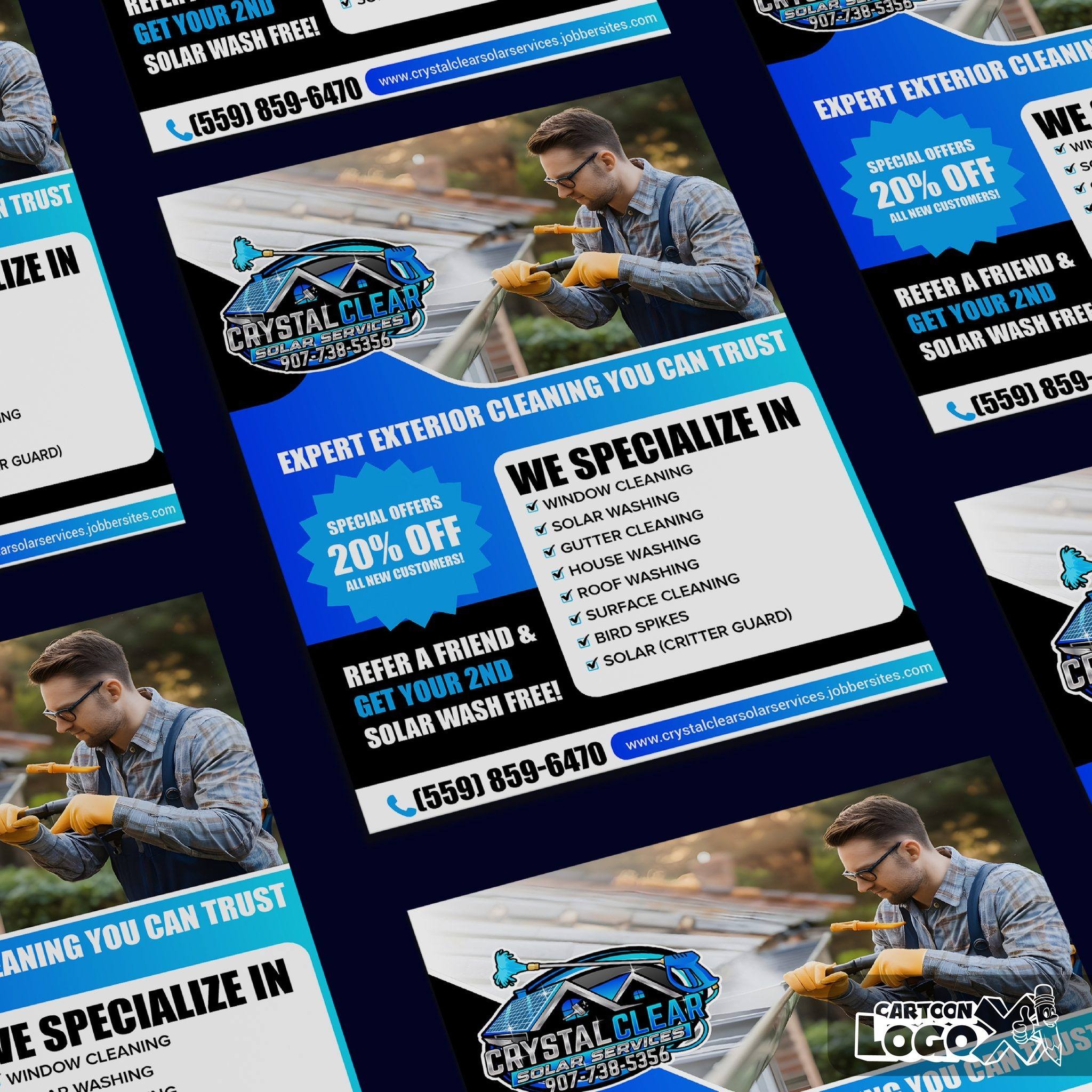 Logo Design and Branding Kit for Washing and Cleaning Business Image 4