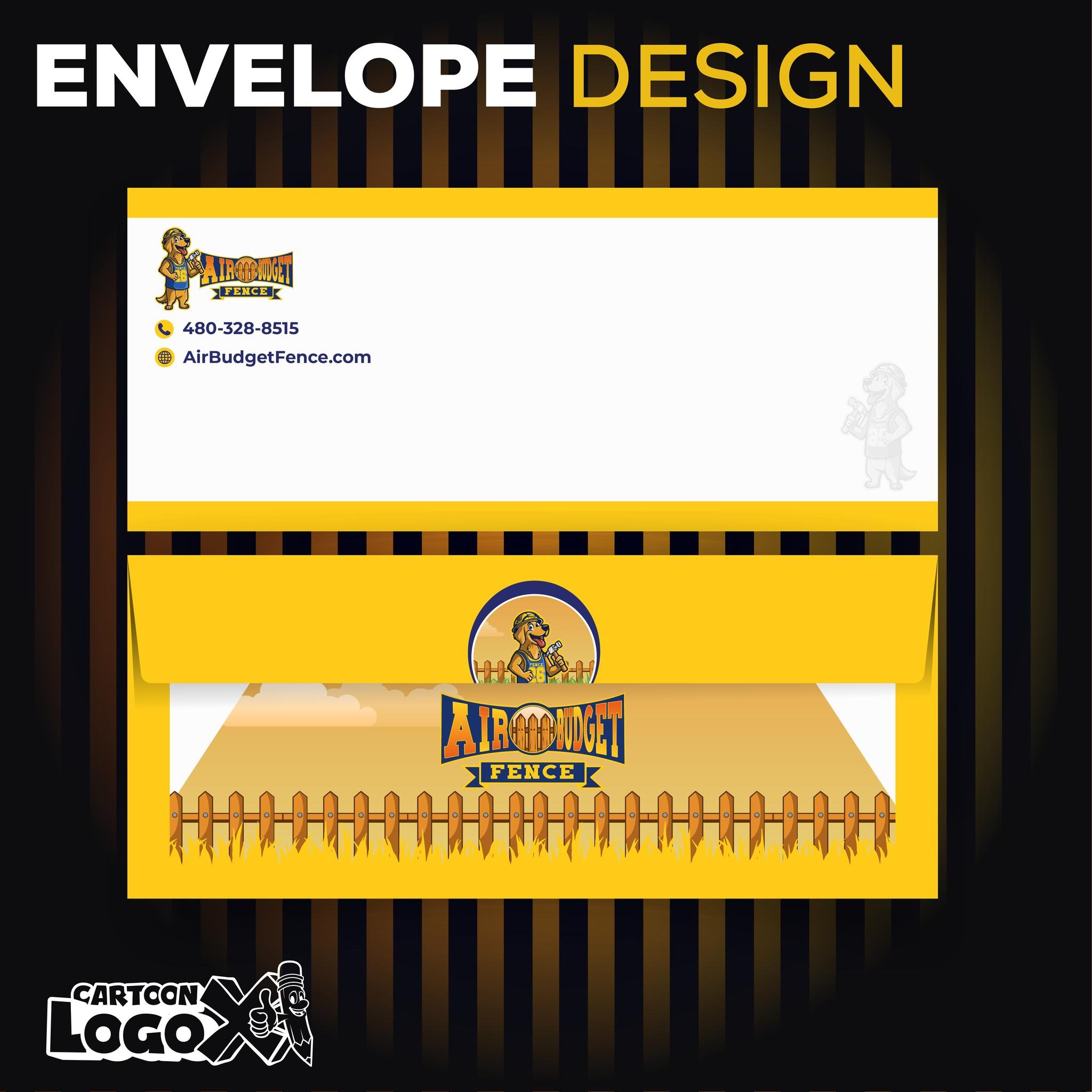 Mascot Logo Design and Branding Kit for Fence Installation Company Image 4