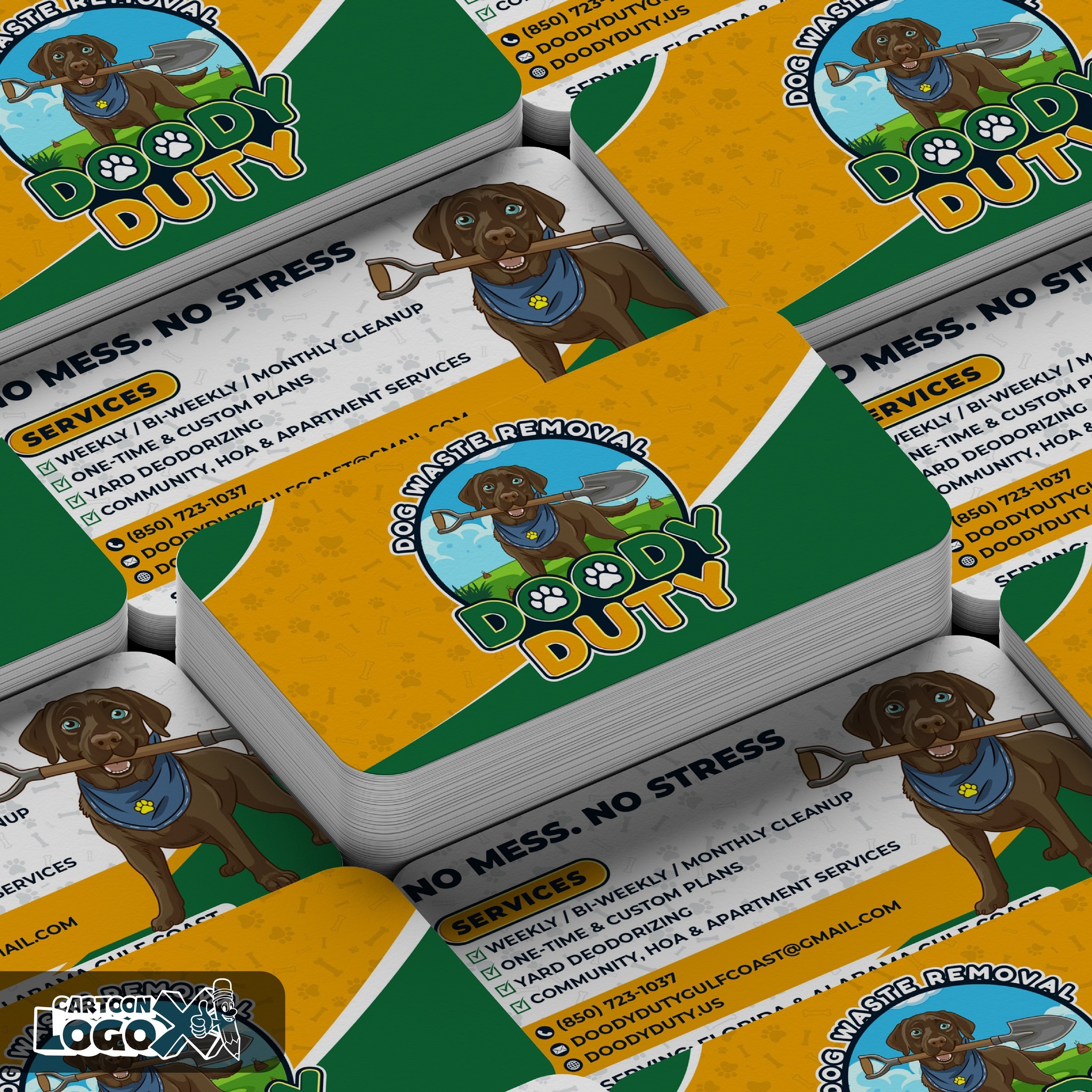 Logo Design, Website and Branding Kit for Dog Waste Removal Services Business Image 2