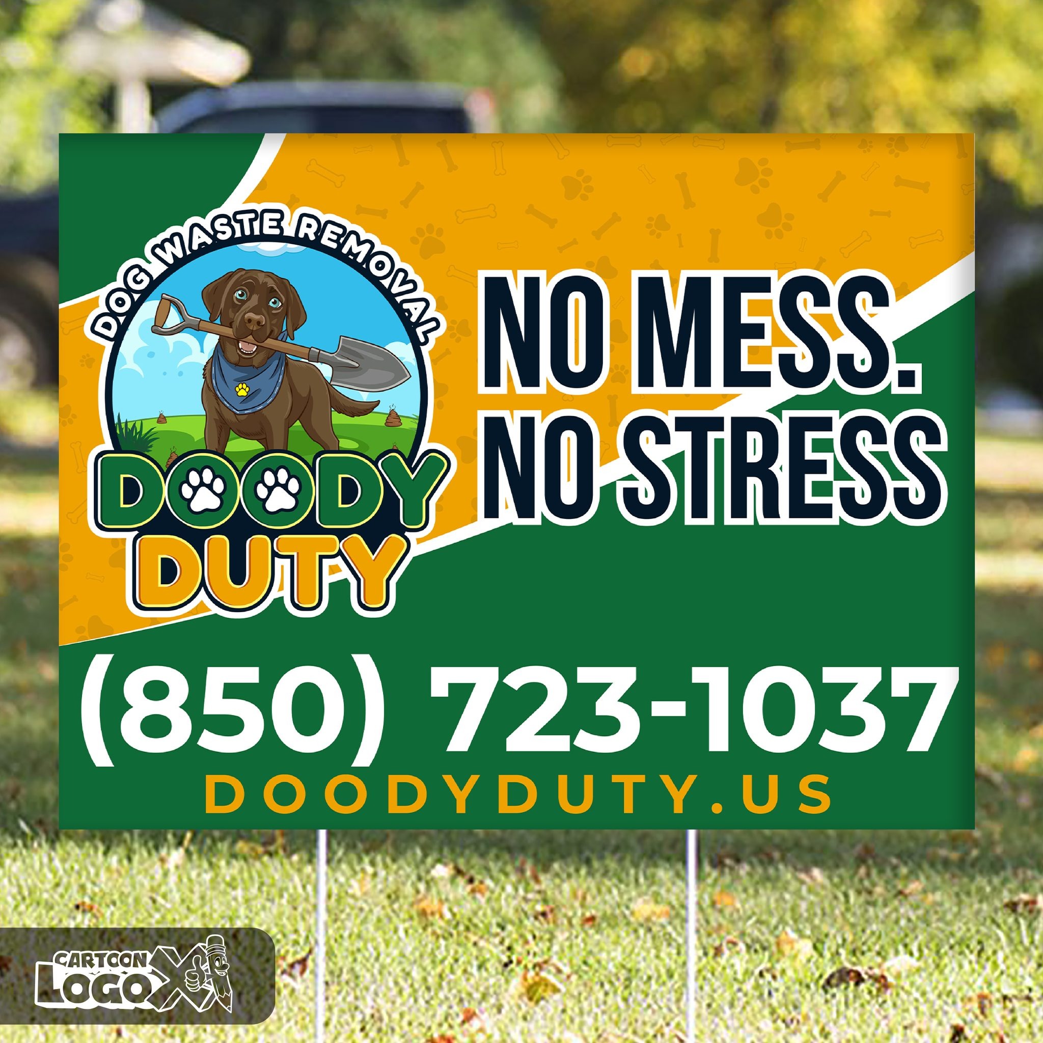 Logo Design, Website and Branding Kit for Dog Waste Removal Services Business Image 6