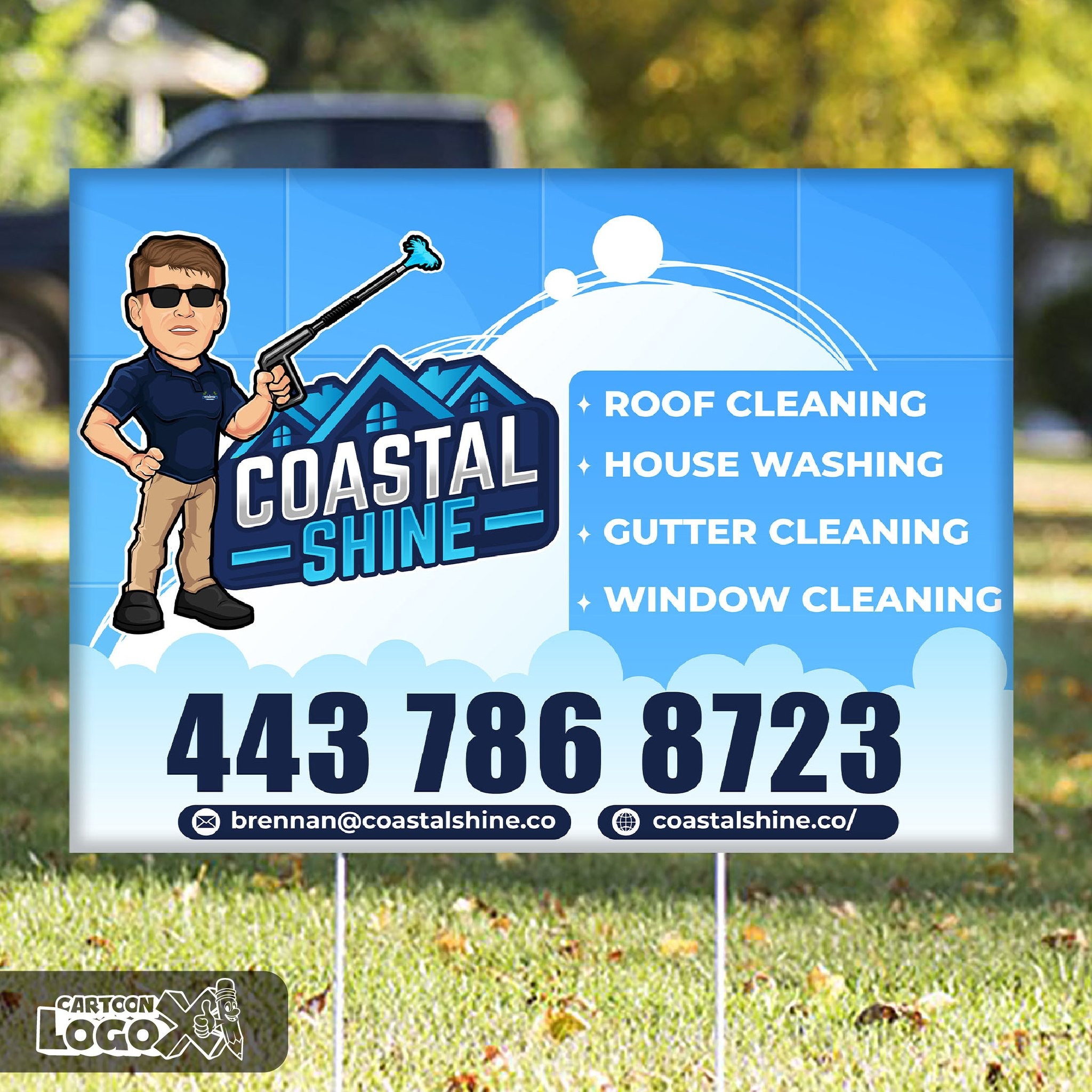 Logo Design and Brand Kit for Pressure Washing and Cleaning Services Business Image 5