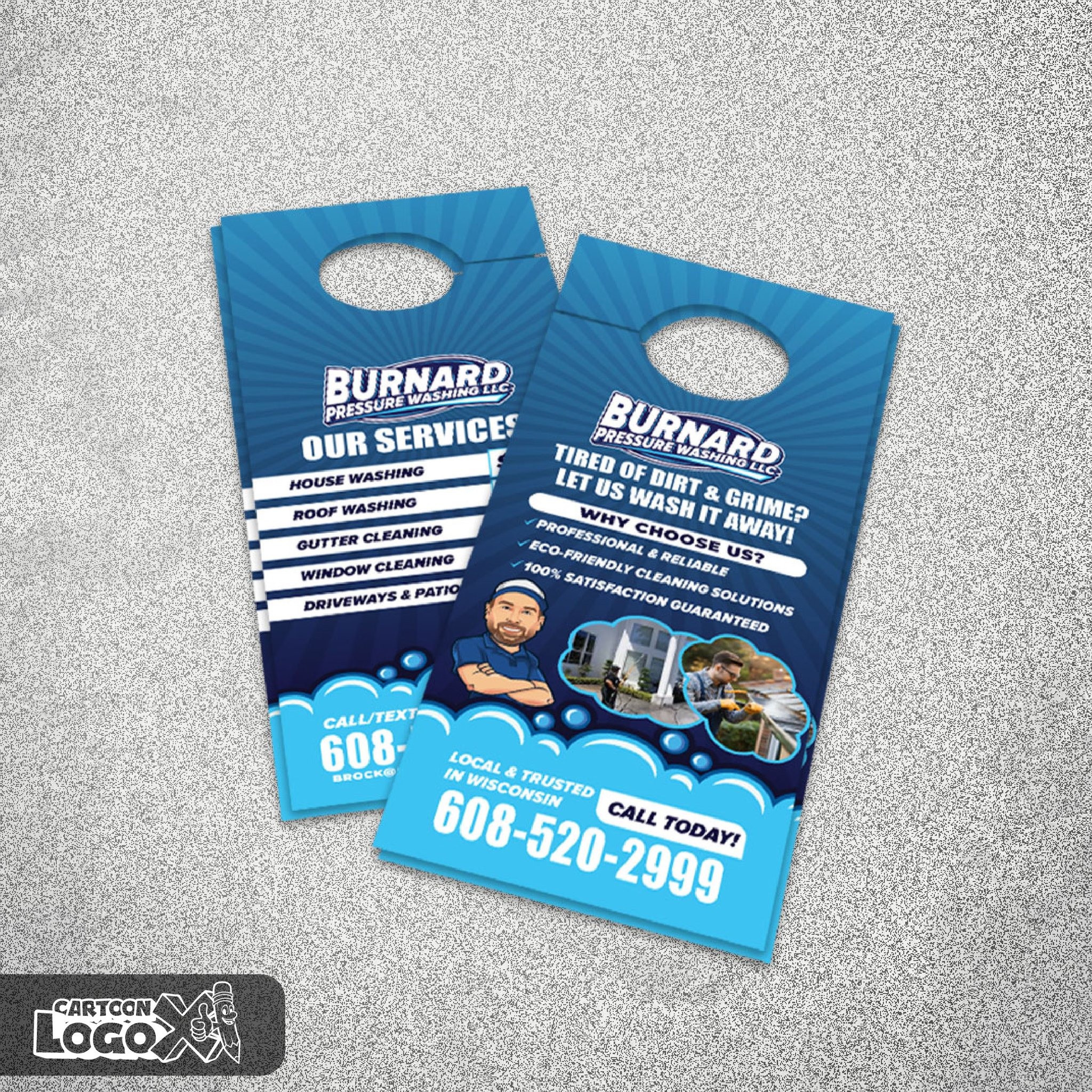 Logo and Brand Design for Pressure Washing Services Business Image 4