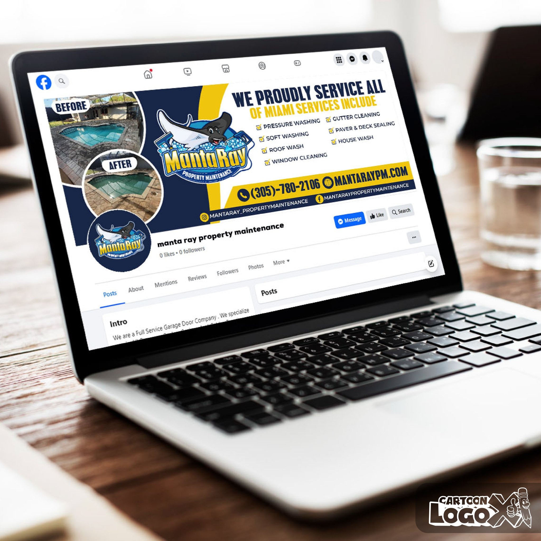 Mascot Logo and Brand Design for Cleaning Washing Business Image 0