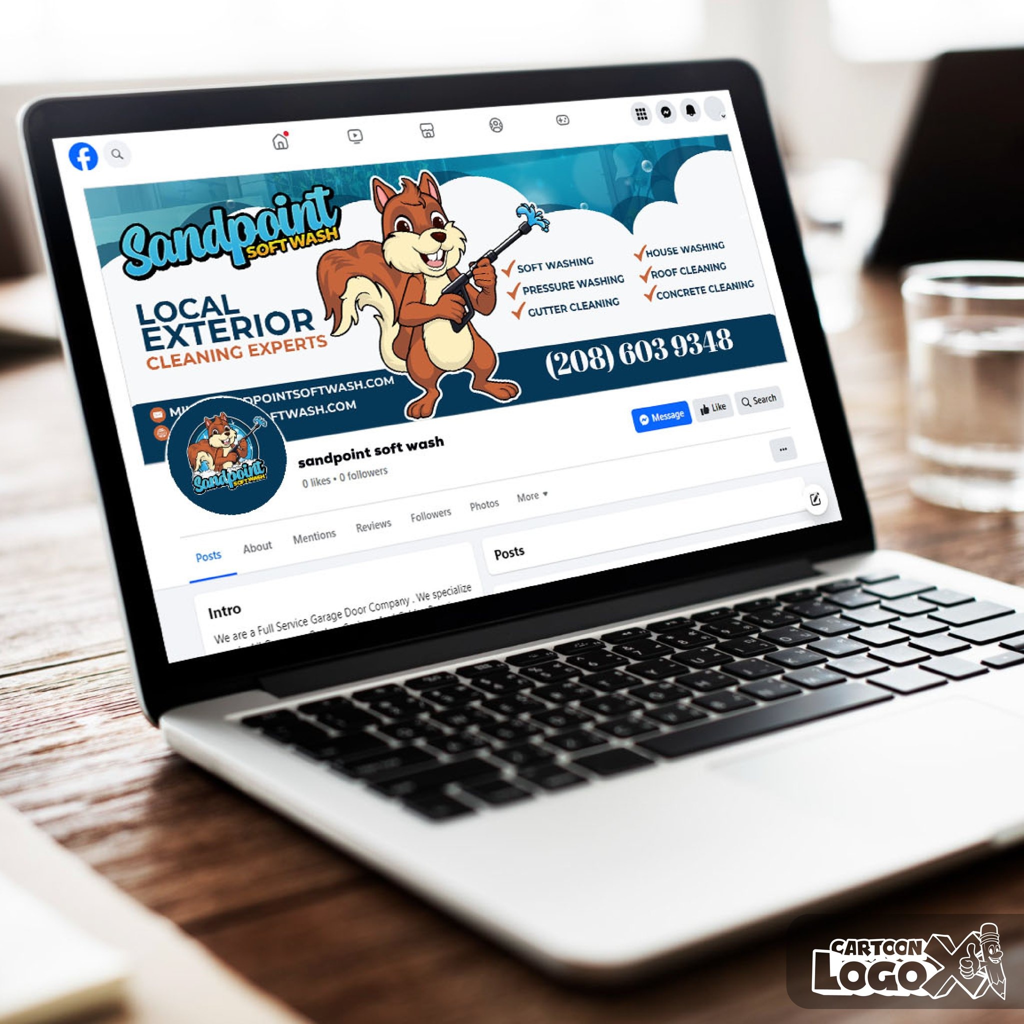 Mascot Logo and Brand Design for Cleaning Business Image 0