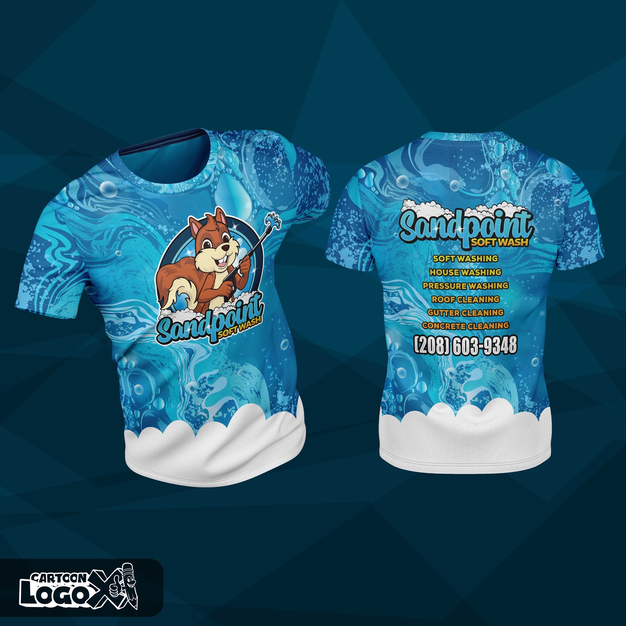 Mascot Logo and Brand Design for Cleaning Business Image 2