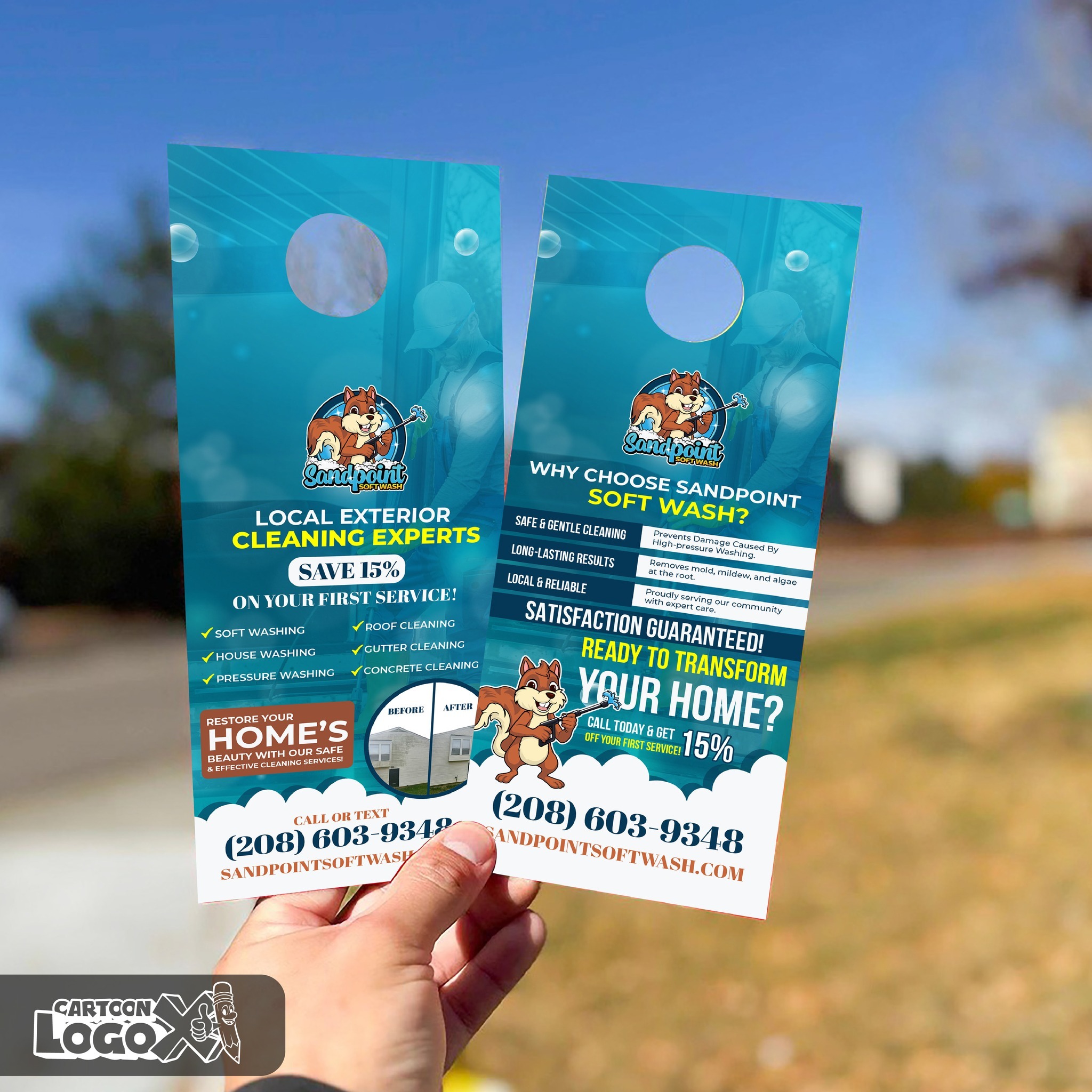 Mascot Logo and Brand Design for Cleaning Business Image 4