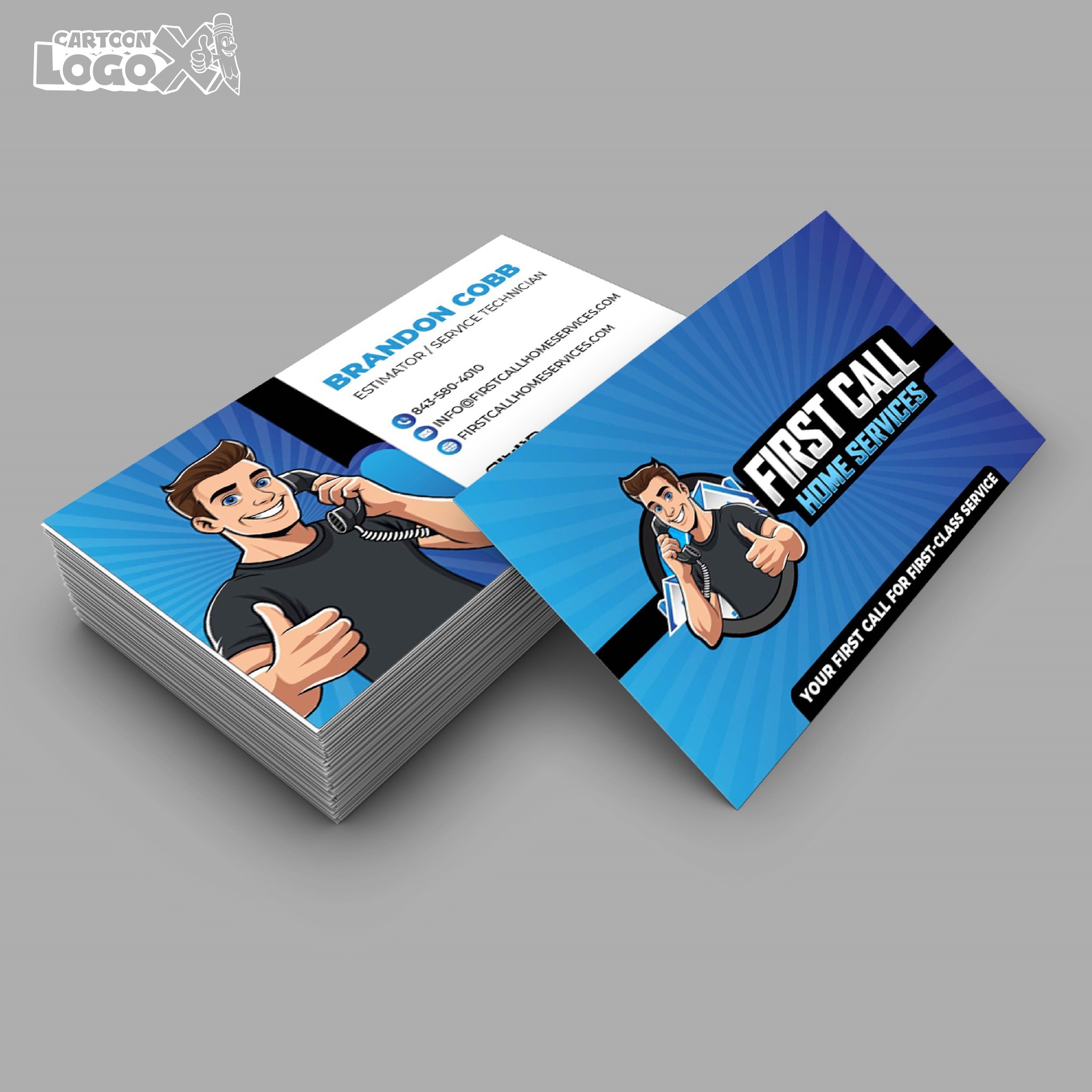 Mascot Logo and Brand Design for Handyman Services Business Image 2