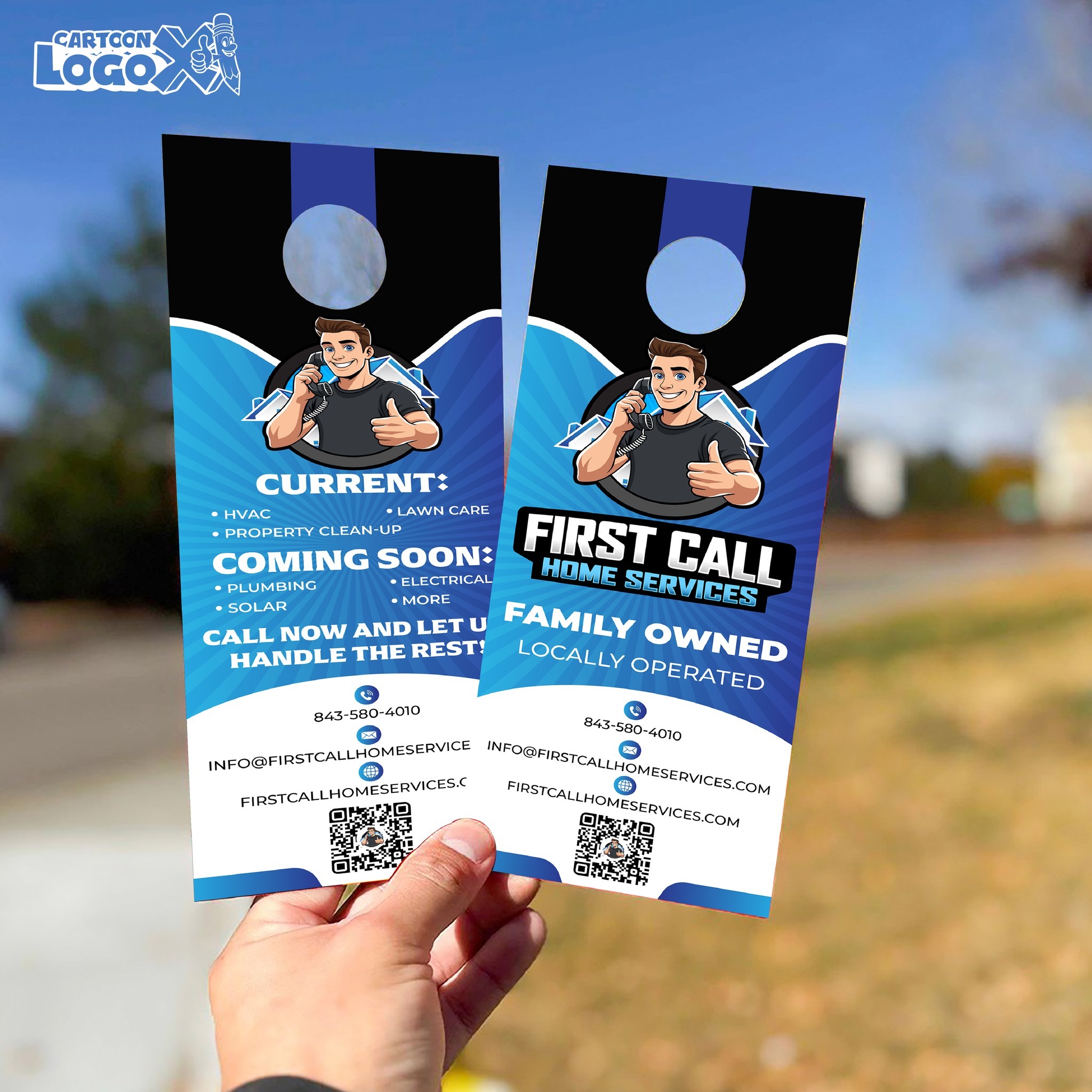 Mascot Logo and Brand Design for Handyman Services Business Image 3