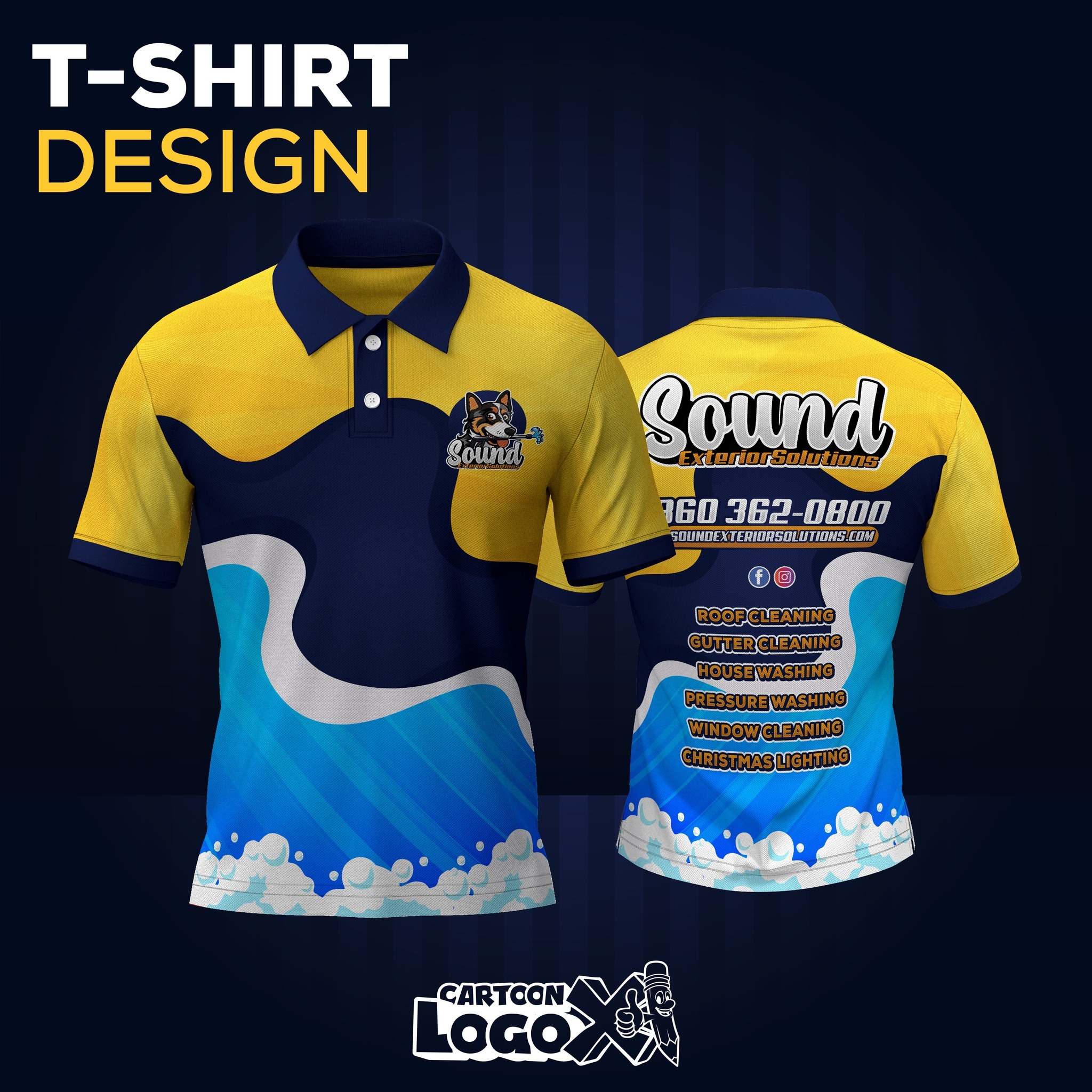 Mascot Logo and Brand Design for Pressure Washing Services Business Image 4