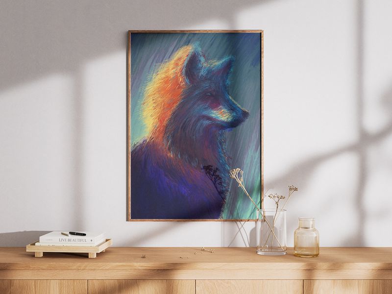 Abstract Fox | Digital Painting