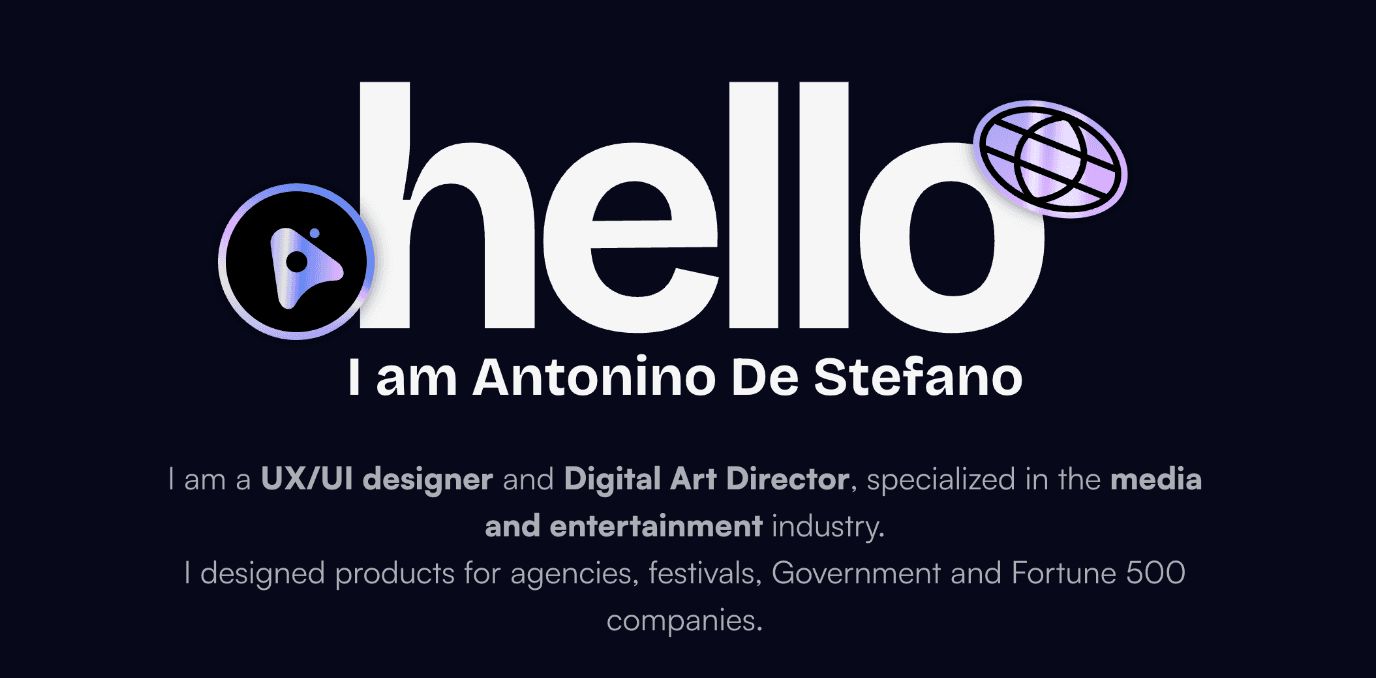 Antonino De Stefano Website