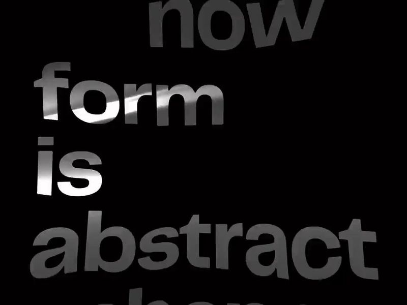 Abstract - Kinetic Typography