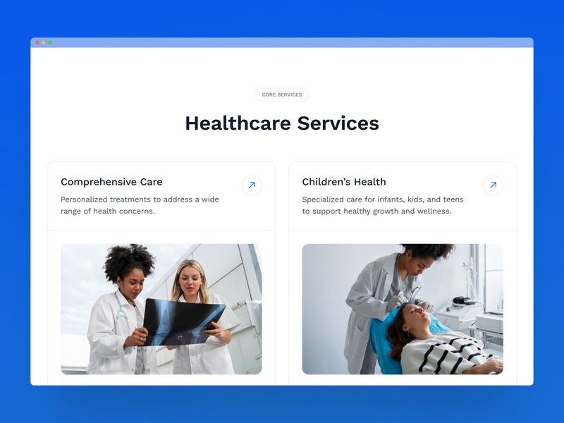 Curely — Health Care Website Template